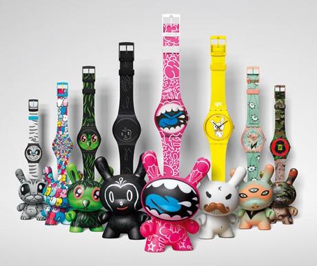 Swatch for Kidrobot: la collezione di orologi ispirati vinyl toys Dunny