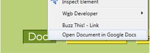 Open Document in Google Docs Viewer aprire i documenti su Firefox con un click