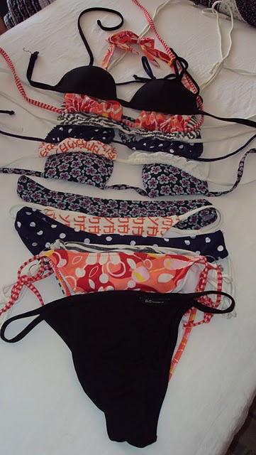 Beachwear: my collection!!