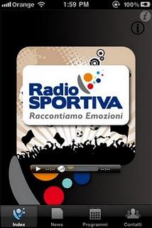 RadioSportiva sempre con te con l'app per iPhone e iPad.