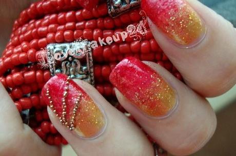 Tutorial Nail Art - Tramonto Estivo