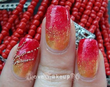 Tutorial Nail Art - Tramonto Estivo