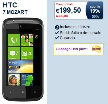 htc mozart unieuro Offerta: HTC Mozart a 199€ da UniEuro!