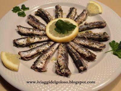 ACCIUGHE AL VERDE CON LIMONE