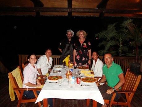 Ivan, Anna e Amici al ristorante del First Landing Resort - Vuda, Fiji