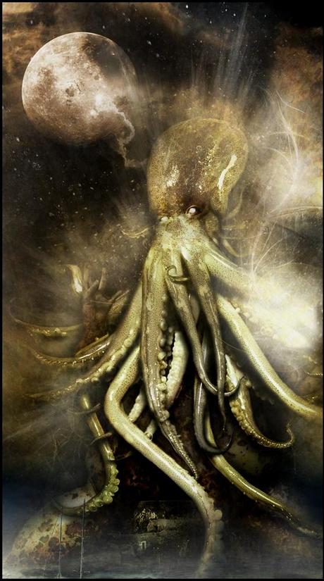 Autopsie: Il Golem Blu analizza Un'Illustrazione e una Vecchia Casa di H.P. Lovecraft