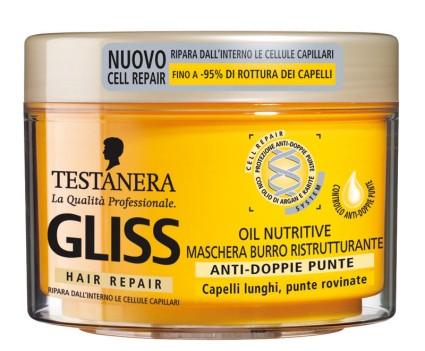 Review: Maschera burro ristrutturante Gliss Testanera Oil Nutritive