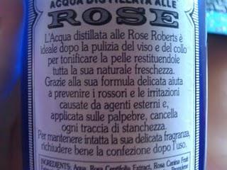 Review: Acqua distillata alle Rose Roberts