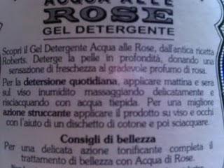 Review: Gel detergente Acqua alle Rose Roberts