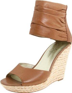 Jessica Simpson Chesto Open-Toe Wedges