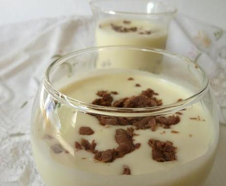 mousse di cioccolato bianco