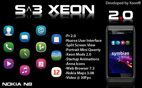 Download CFW PR2.0 basato su Symbian ANNA per N8 by S^3 Xeon