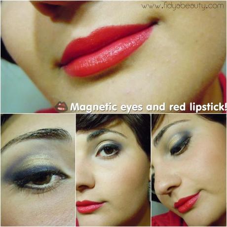 Rossetto Rosso e Occhi Magnetici, trucco da sera!