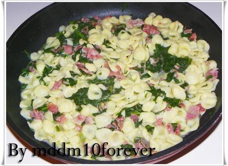 ORECCHIETTE ALLE CIME DI RAPA E PROSCIUTTO CRUDO