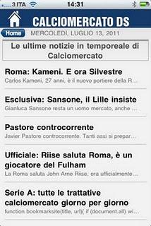 CalciomercatoDs, l'app con tutte le esclusive e le anticipazione del calciomercato.