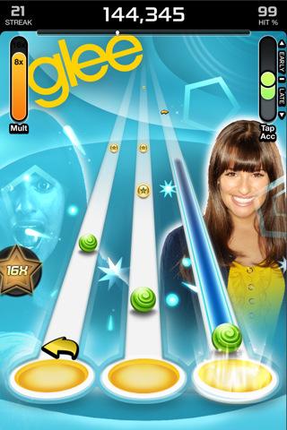 Gioco Tap Tap Glee per iPhone
