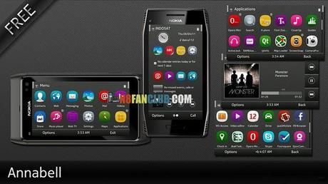 Symbian Theme : Annabel per smartphone Nokia Symbian^3