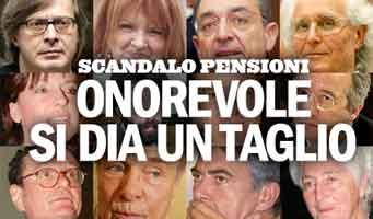 Scandalo pensioni d'oro