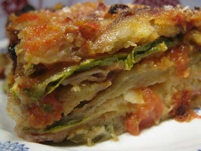 Parmigiana di zucchine e melanzane