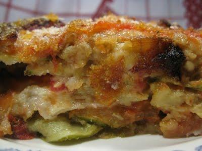 Parmigiana di zucchine e melanzane