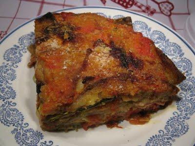 Parmigiana di zucchine e melanzane