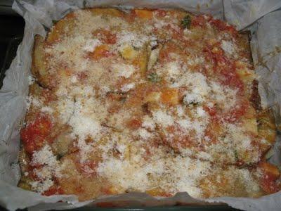 Parmigiana di zucchine e melanzane