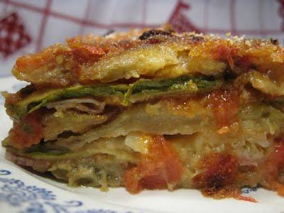 Parmigiana di zucchine e melanzane