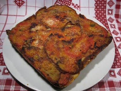 Parmigiana di zucchine e melanzane