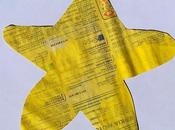 Lavoretto Lorenzo: stelle carta riciclata dall'elenco telefonico
