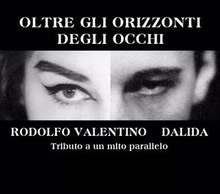 Dalida e Rudy Valentino un mito parallelo in un video attraverso l'immaginario della Rete