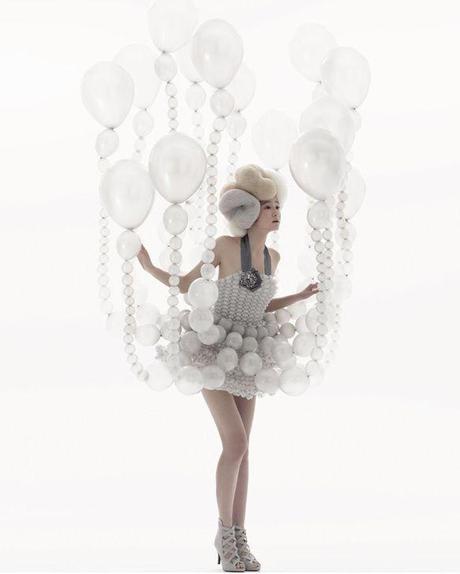 Rie Hosokai: fashion baloons