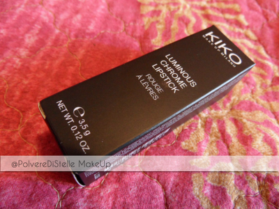 Review: Luminous Chrome - Metallic Lipstick N.701 KIKO