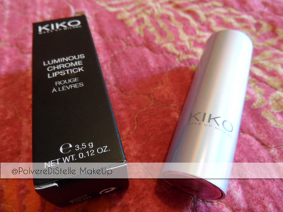 Review: Luminous Chrome - Metallic Lipstick N.701 KIKO