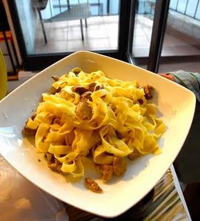 Tagliatelle ai funghi prugnoli