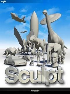 Scolpire e dipingere forme 3D con l'app 123D Sculpt.