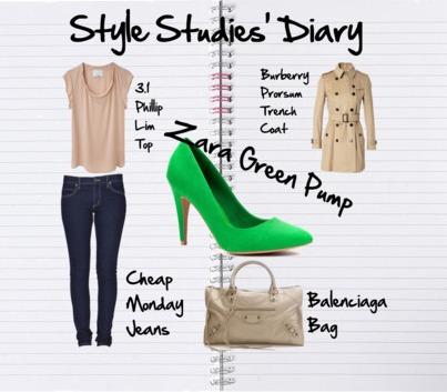 Style Studies' Diary: Green Pump