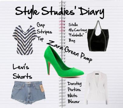 Style Studies' Diary: Green Pump