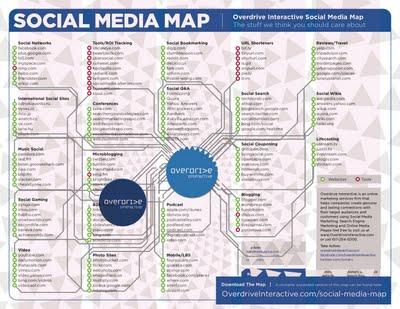 La mappa dei social media