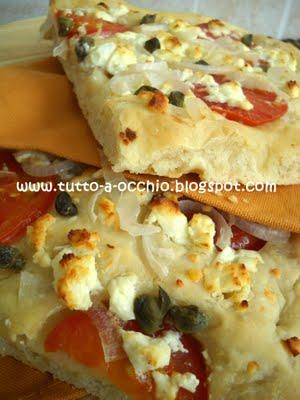 Ballando all'ufficio postale - Pizza bianca con feta