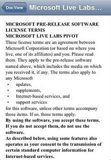 DocView, un visualizzatore di documenti Word, Excel, PowerPoint e file in formato RTF.