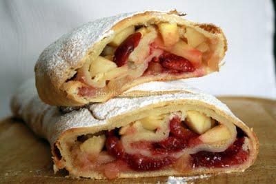 Strudel di mele e ciliegie!