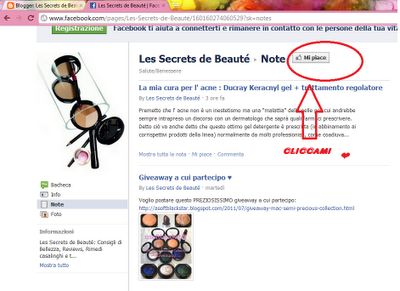 Les Secrets de Beauté sbarca su Facebook!