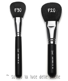 Pennelli Sigma a confronto: Large Powder F20 vs. F30