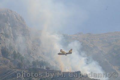 INCENDI SULLA COSTA D' AMALFI