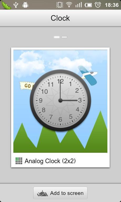  Clock GOWidget, Nuovo Widget Orologio dal Go Dev Team per Android