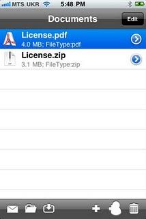 Decomprimi i file con l'app UnArchiver (zip / unzip / unrar)