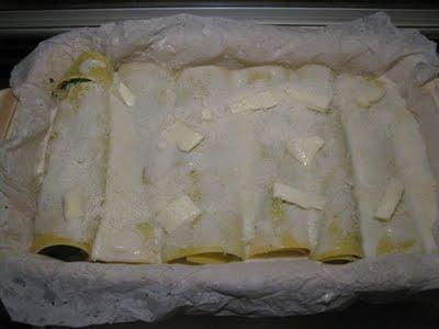 Cannelloni giganti  ripieni di verdura