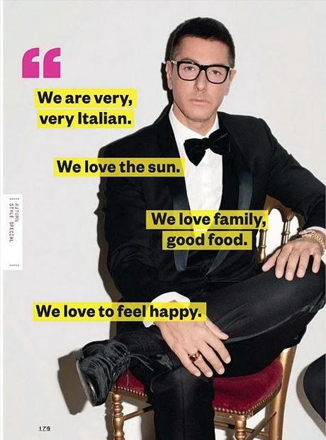 Domenico Dolce & Stefano Gabbana su Esquire UK settembre 2011