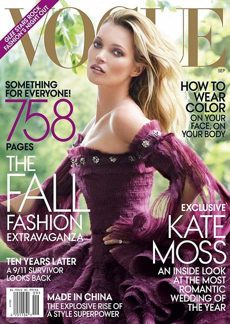 KATE MOSS / VOGUE U.S. SEPT. 2011 / WEDDING / MARIO TESTINO