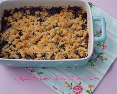 Crumble speziato di Mirtilli